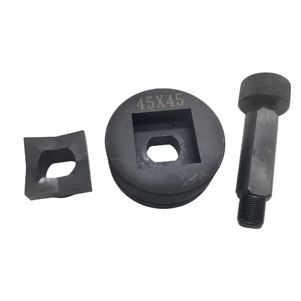 【Ready Stock】45x45mm Hydraulic Knockout Punch Rectangle Die for SYK-8 SYK-15 Hydraulic Knockout Punch Driver Tool