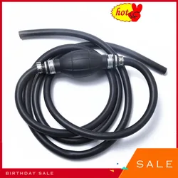 8mm Fuel Gas Hose Line Assembly With Rubber Pump Hand Squeeze Primer Bulb For Car Boat Marine Outboard Auto Fuel Pump