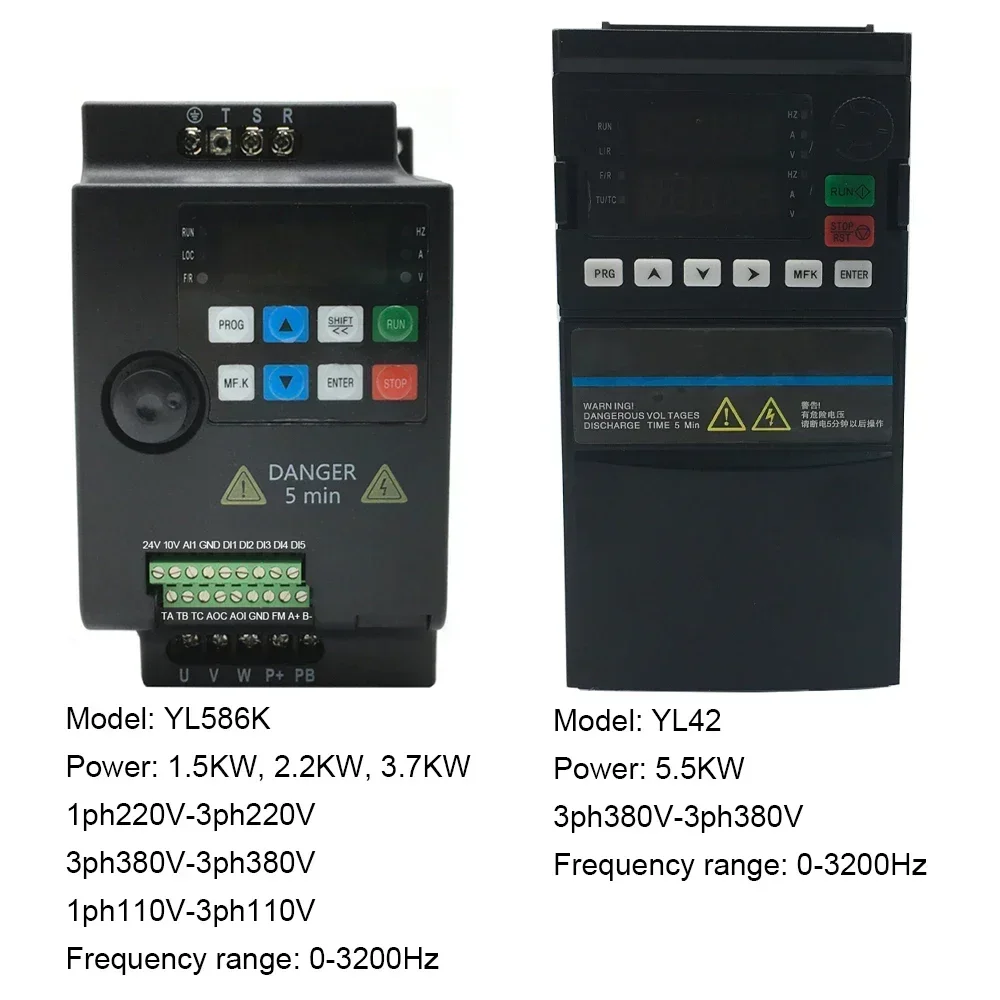 2.2KW Kit motore mandrino raffreddato ad acqua Kit mandrino router CNC 220V 380V 110V 24000 giri/min ER16 20 per router CNC incisione legno