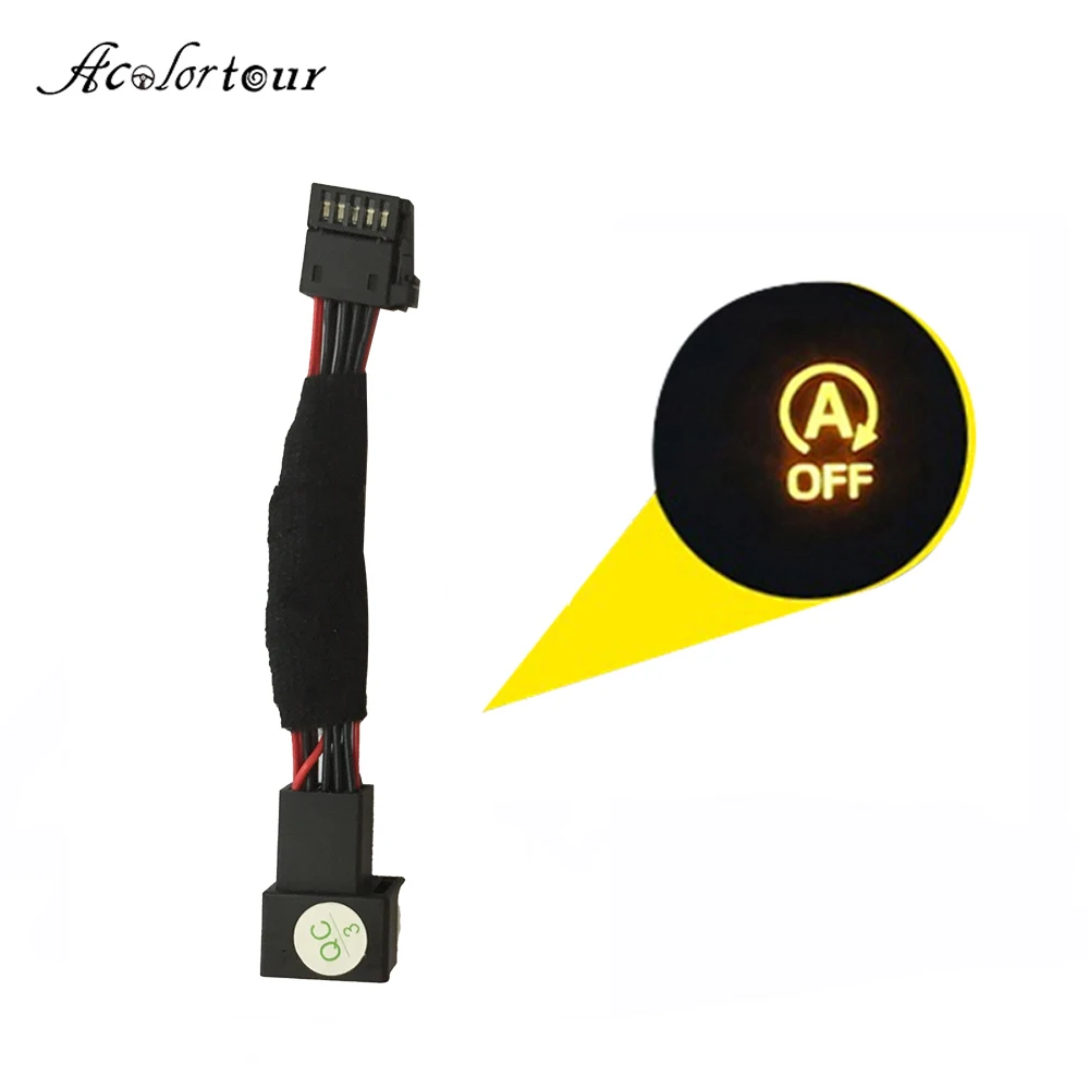 

For Volkswagen Tiguan mk2 2018 2019 Smart Start Stop Canceller Switch Car Automatic Engine Start-Stop Closer Off Device Starter