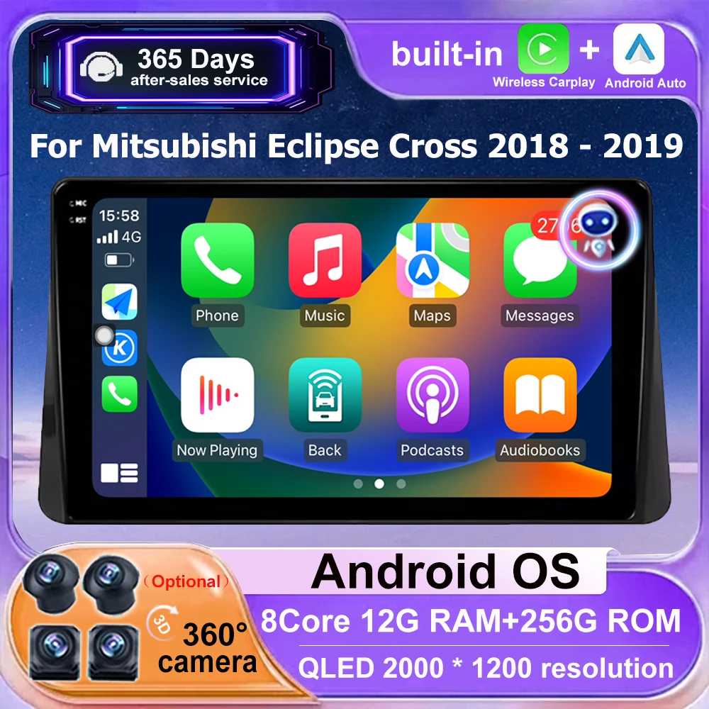 

Автомагнитола Android 16 для Mitsubishi Eclipse Cross 2018-2019: Мультимедийный Видеоплеер, GPS-Навигация, Стереосистема, Wi-Fi, Головное Устройство