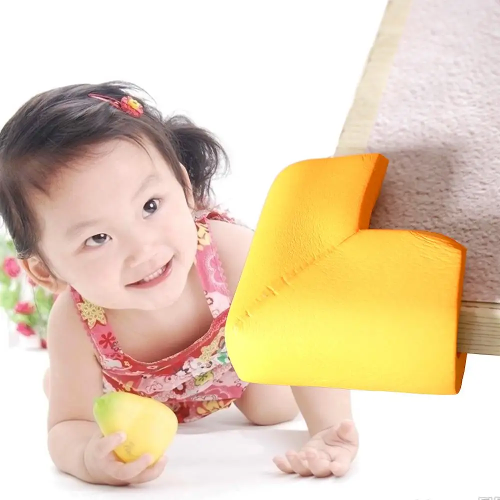 

4 Pcs Kids Soft Security Glass Table Protection Corner Guard Edge Bumper Protector Cushion Foam Sponge