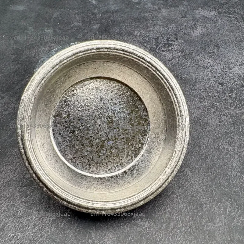 Coffee Machine 58mm Pure Titanium Small Ice Flower Stamping Powder Bowl with Slot 18g