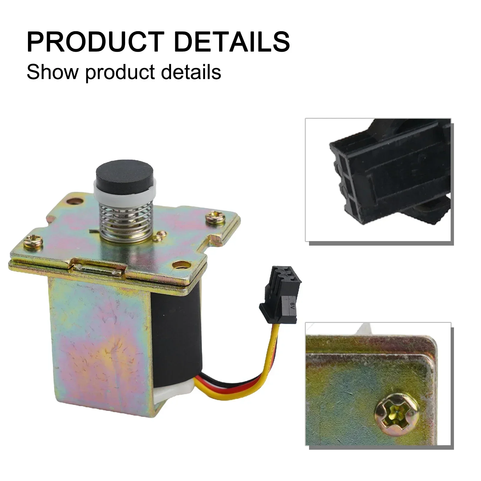 - Gas Water Heater Solenoid Valve Solenoid Valve Gas Water Heater Hole Diameter Spare Parts Sturdy Construction