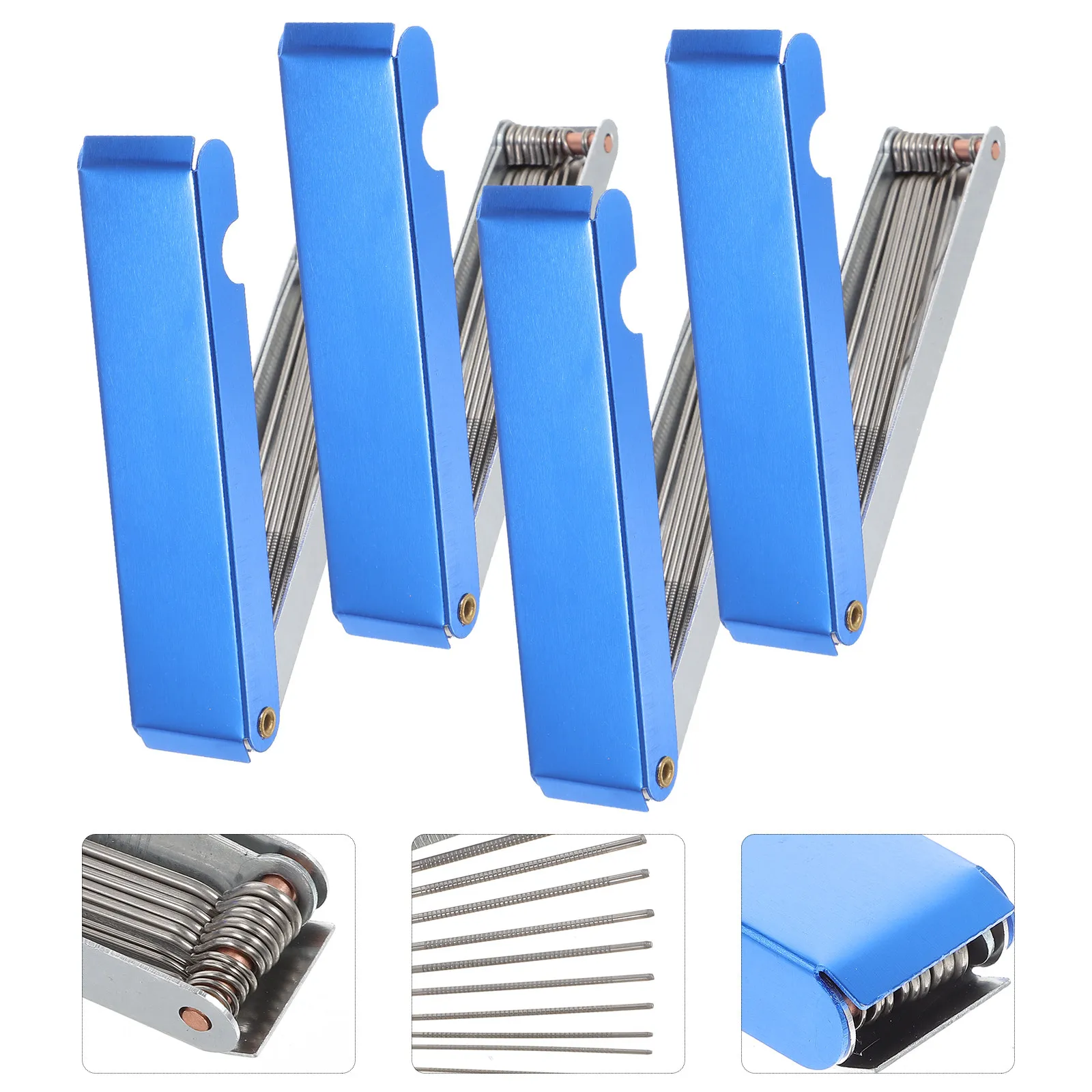 

4 Sets Torch Tip Cleaner Stainless Steel Rust Proof Welding Nozzle Cutting Tip Cleaning Kit Torch Carburetor Tool