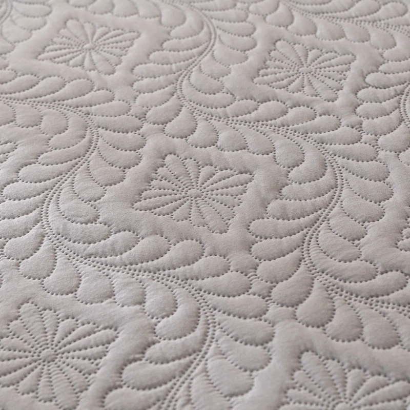 Waterproof Quilted Mattress Cover - Cotton Top, Antibacterial Fiber Fill, TPU Waterproof Layer - A-Class Health Standard