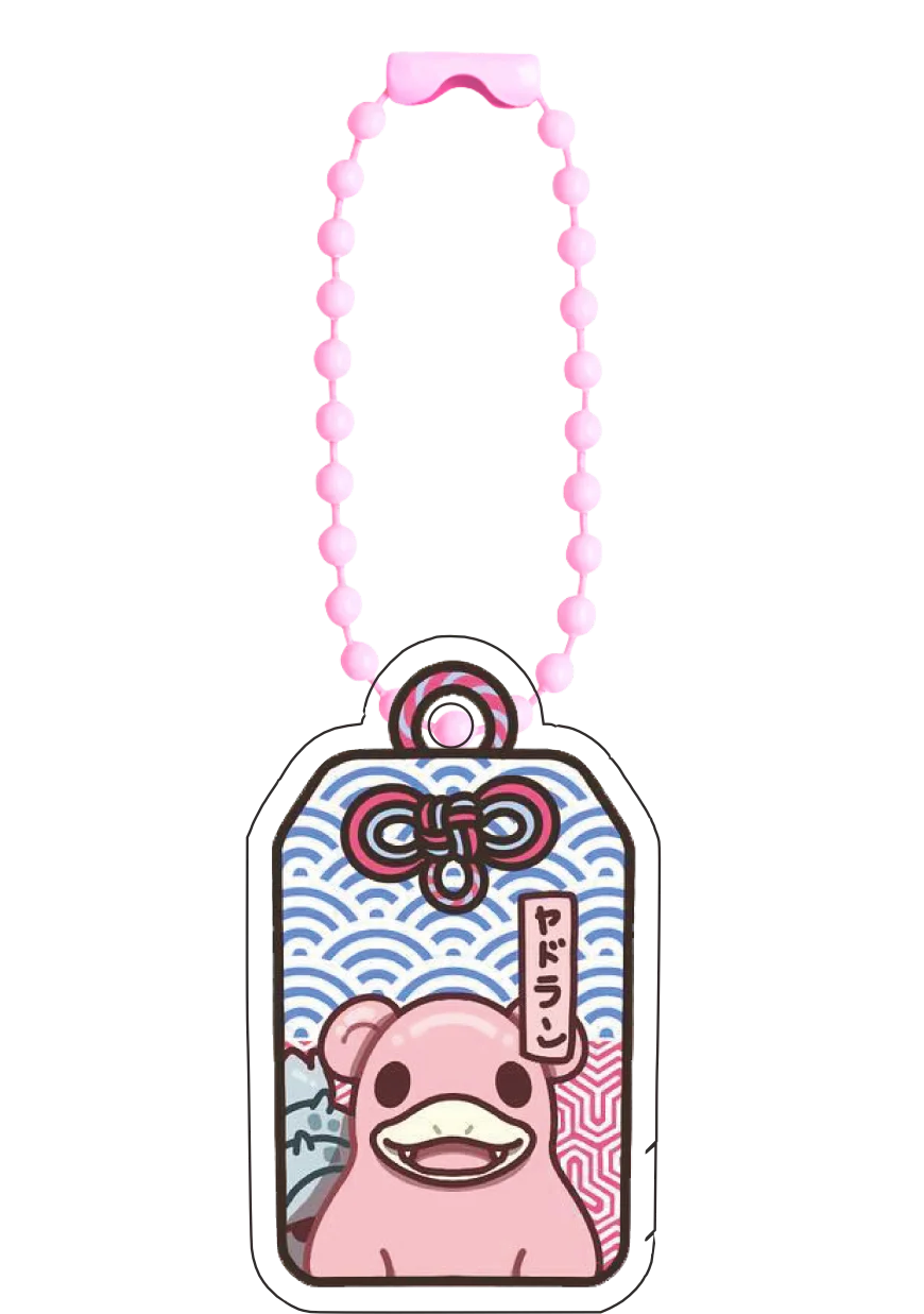 Keychain for Pokemon Poliwag Articuno Snorlax Slowpoke Cubone Acrylic Keychain Mobile Phone Car Backpack Bag Pendant Gift 5Cm