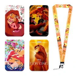 New The Lion King Keychain For Keys Id Badge Holder Credit Card Neck Strap Keychain Lariat Hanging Phone Strap Jewelry