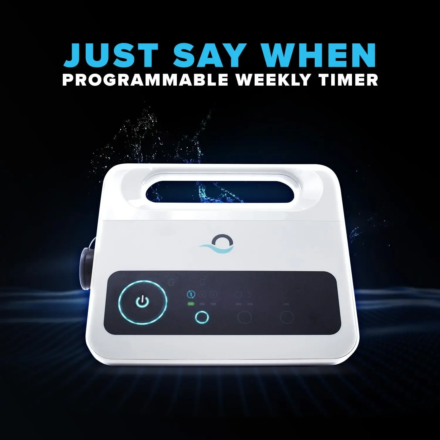 Automatic Robotic Pool Cleaner (2024 Model) — Programmable Weekly Timer, Wall Climbing, Massive Top-Load Filter Bin, HyperBrush