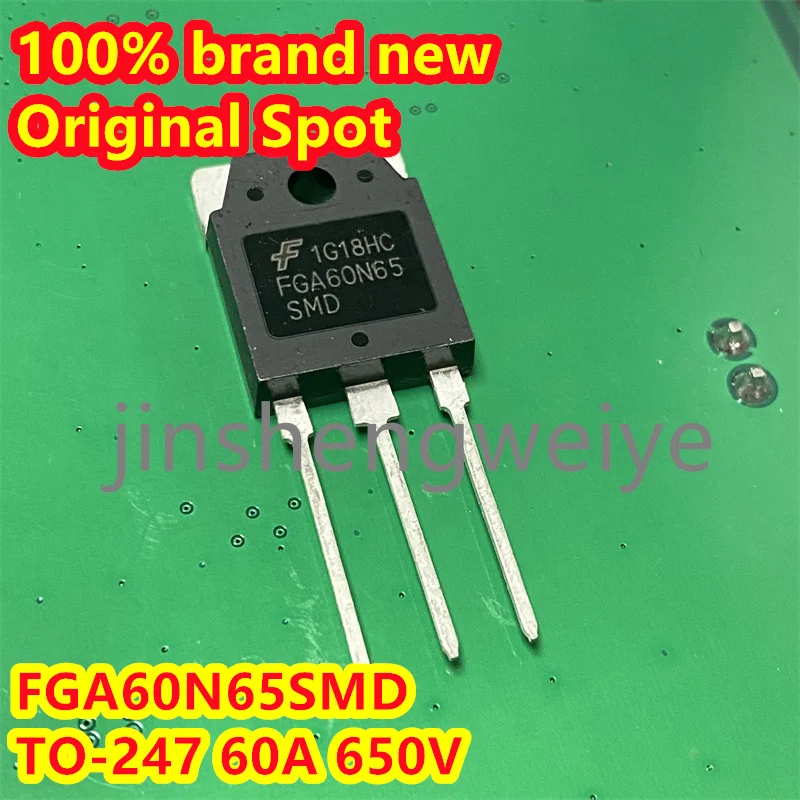 1~10PCS FGA60N65SMD FGA60N65 TO-247 Brand New 60A 650V High Power Welder IGBT Field Effect Single Tube