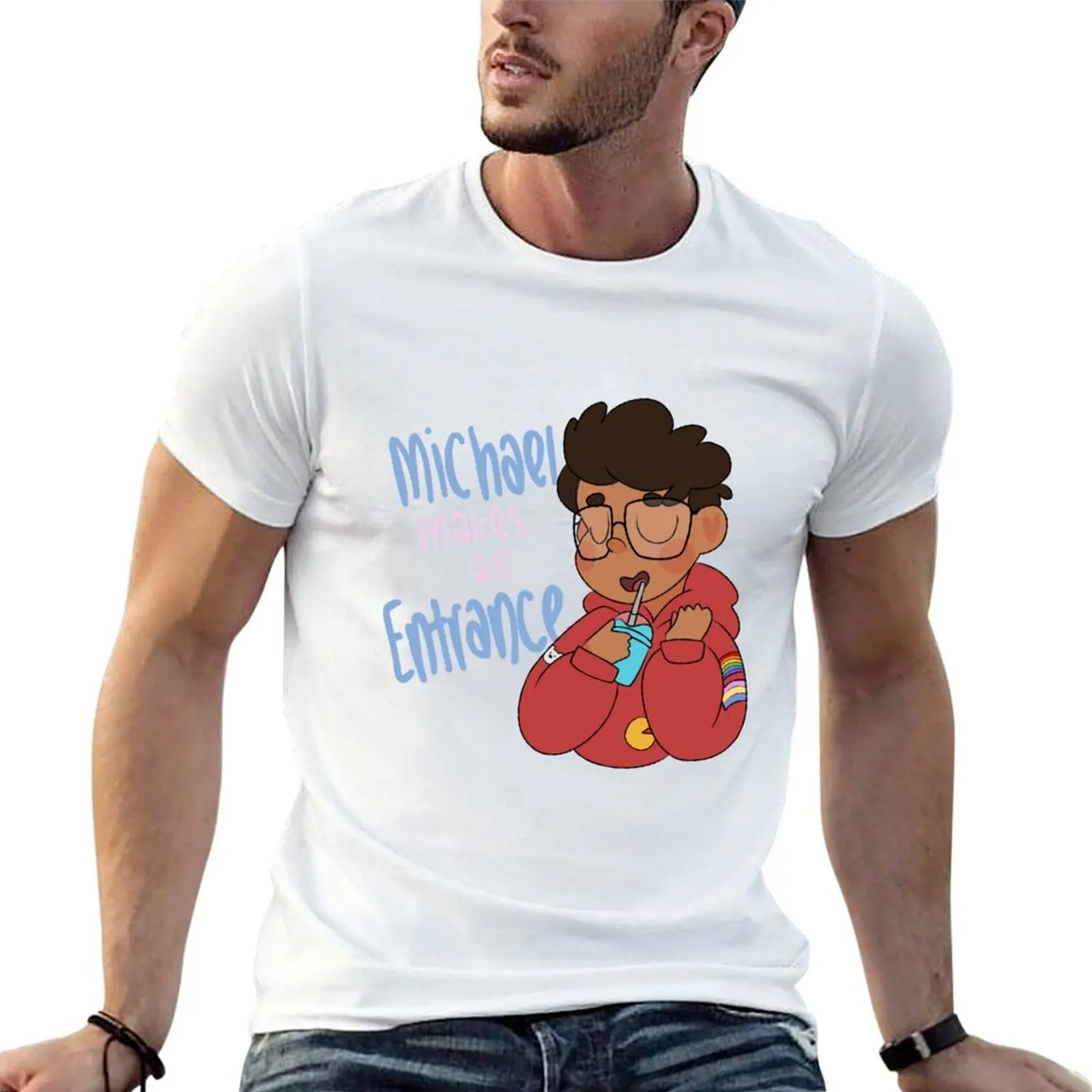 

Michael Mell T-Shirt cotton t shirts man 100% t shirts for man slim fit funny t shirts dark humor T-shirt