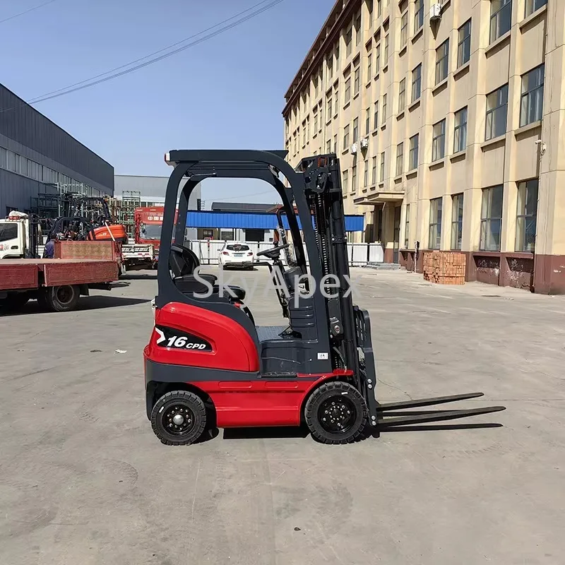 1.6 Ton Short Shaft Mini Electric Pallet Truck DC Motor Battery-Powered With Strong Load Capacity For HeavyRough Outdoor Terrain
