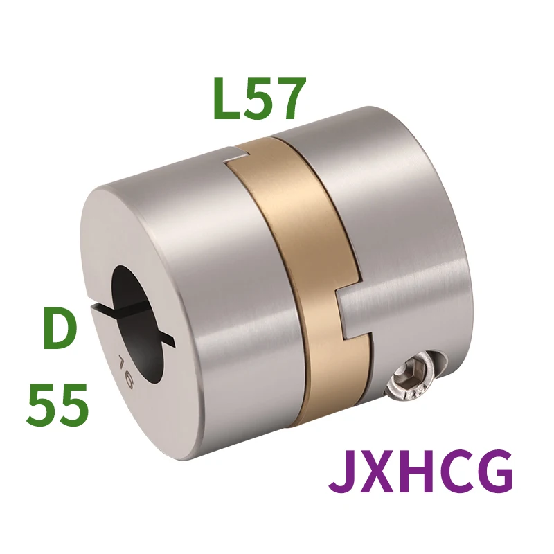 

JXHCGstainless steel D55L57cross slider coupling High precision motor rod aluminum bronze pad adjustment eccentric coupling