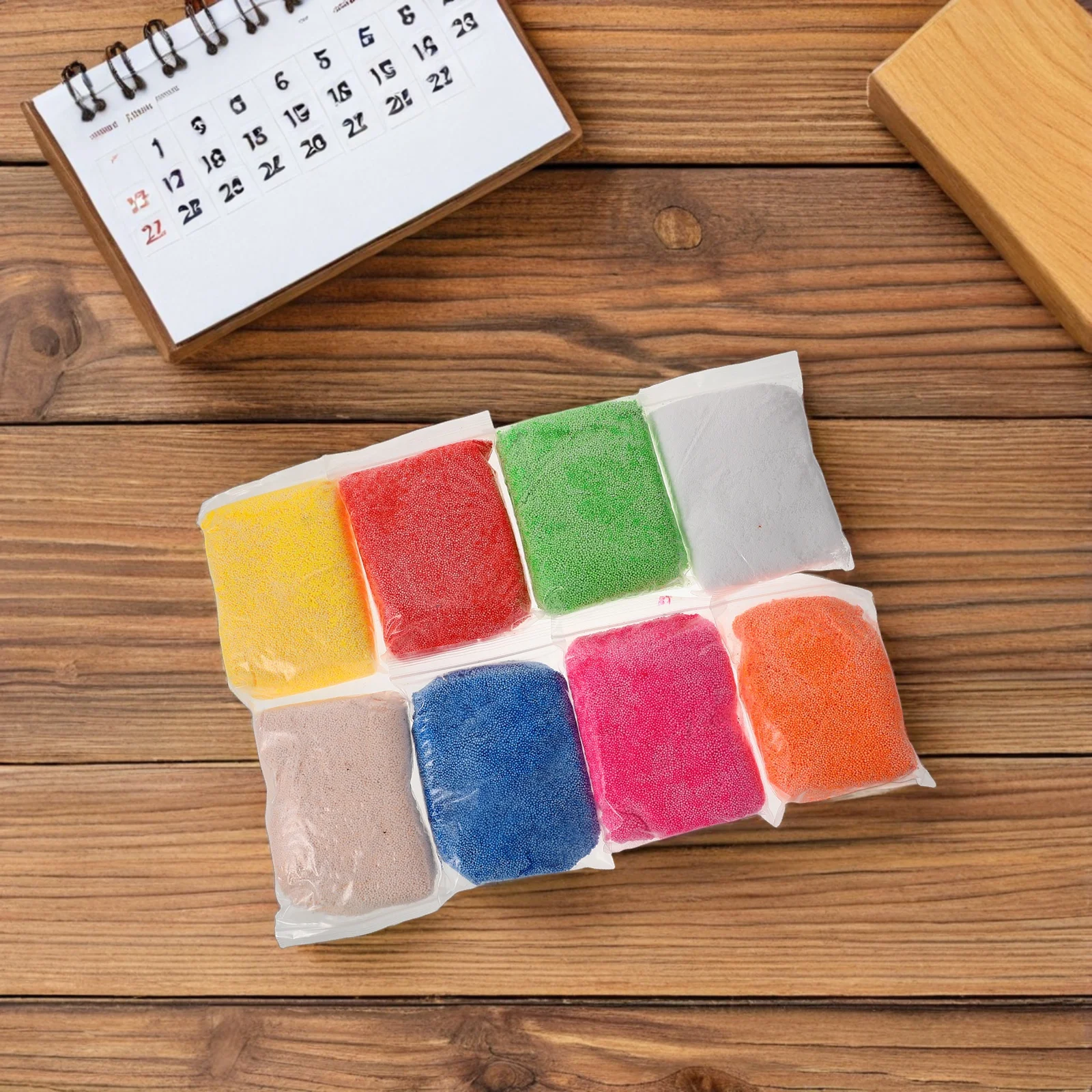 8 أكياس طين ندفة الثلج خفيف للغاية غير لزج النمذجة الطين لينة ناعمة سهلة التشكيل لتقوم بها بنفسك الحرفية الطين للأطفال اللعب الإبداعي