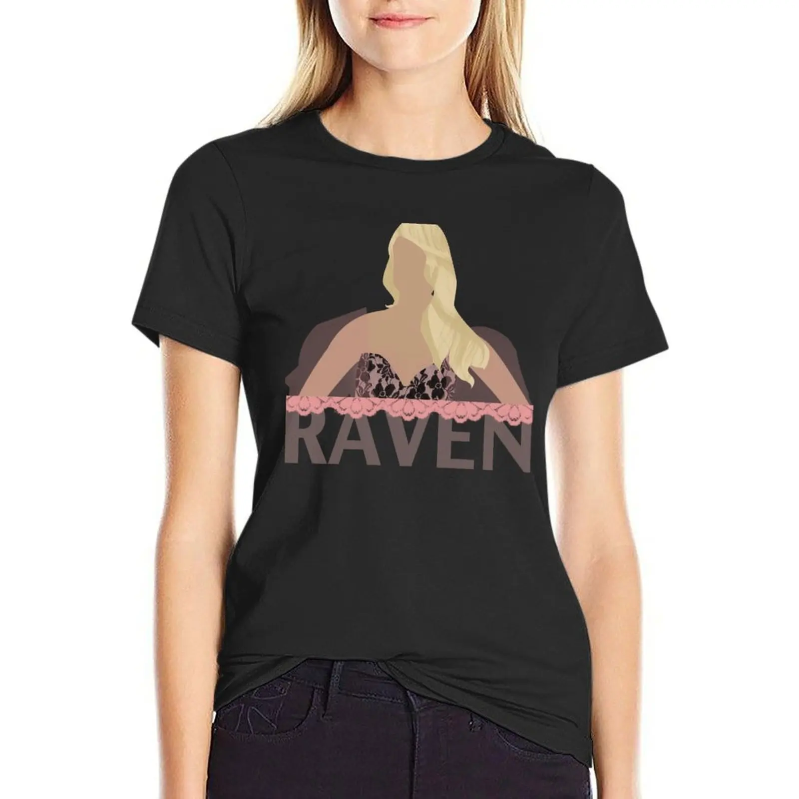 

TEAM RAVEN T-Shirt Aesthetic clothing plus size tops animal print shirt for girls cotton t shirts Women