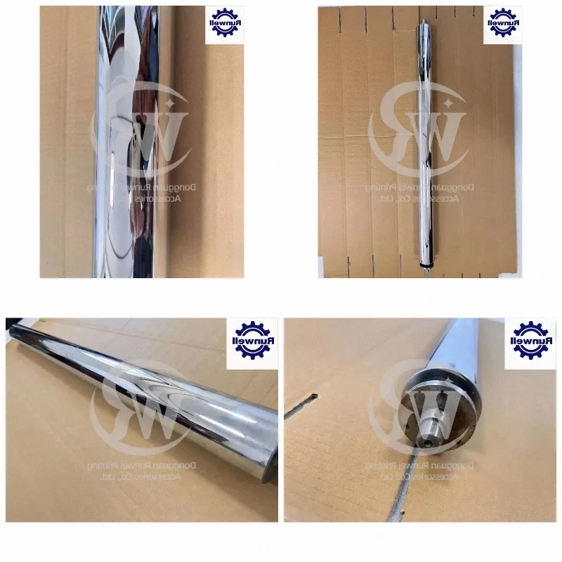 Komori G40 WATER ROLLER Dampening Journal Shaft GL40 Z Roller Water Roller 1112*78mm 3 Holes