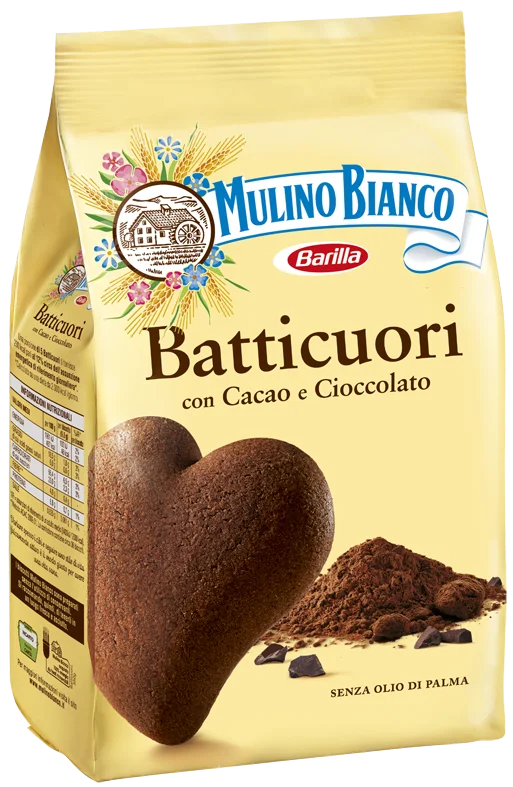 Galletas Batticuori Corazón Chocolate 350g - Mulino Bianco