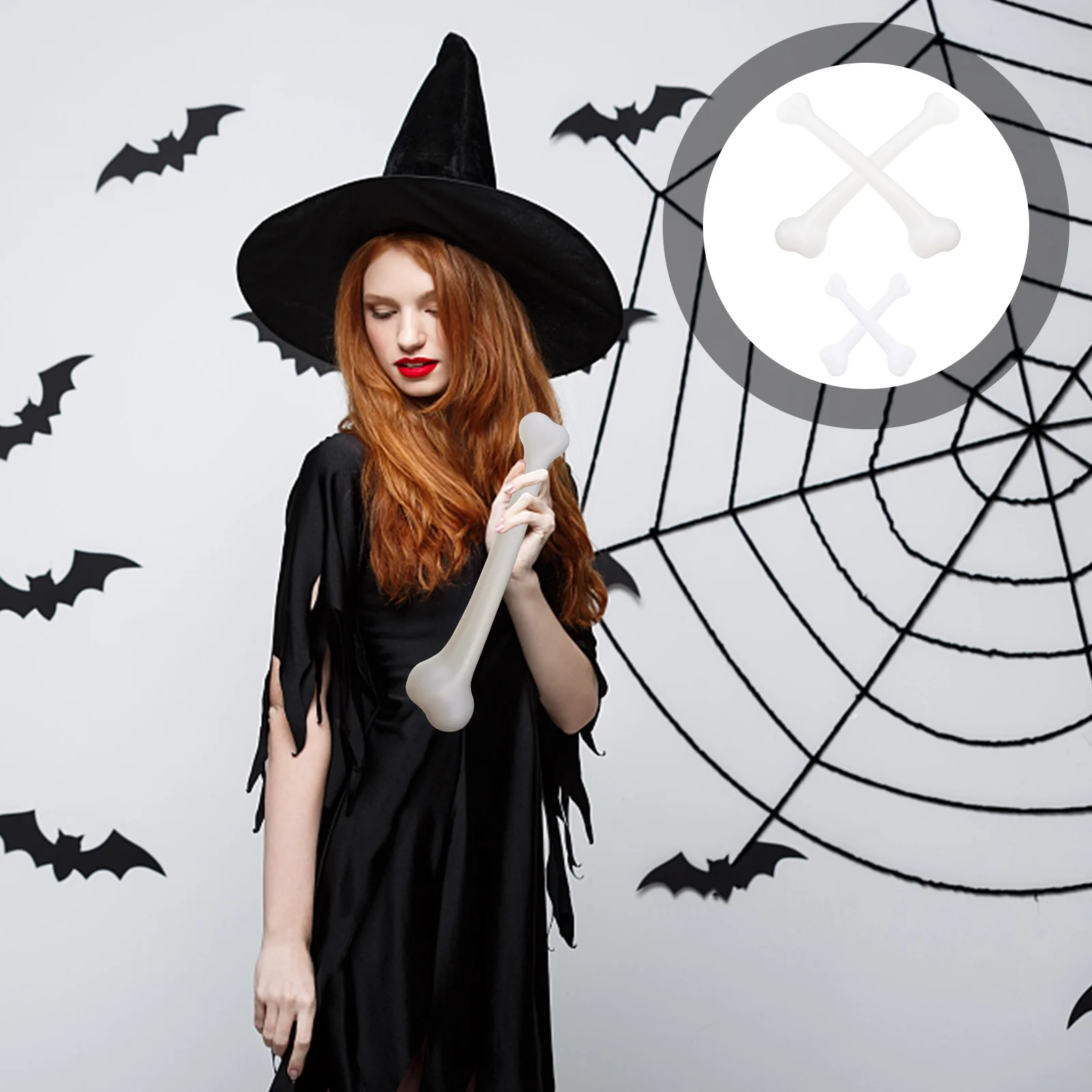 Halloween Costumes Simulated Human Bones Plastic Toy Toys Decoration