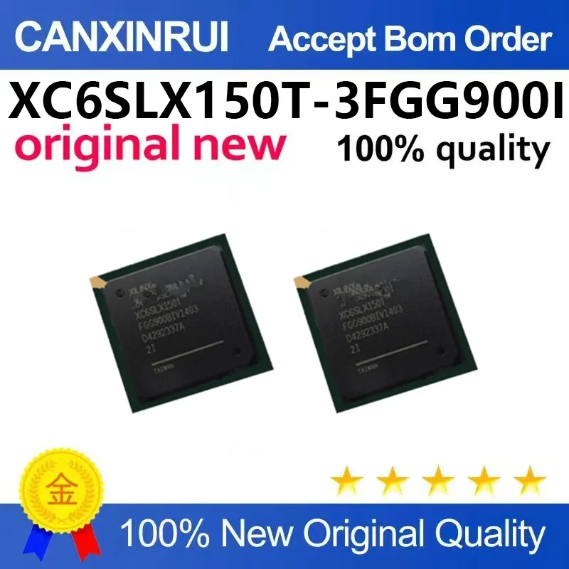 (5pcs-100pcs)Brand new original XC6SLX150T-3FGG900I packaged BGA900 programmable logic controller