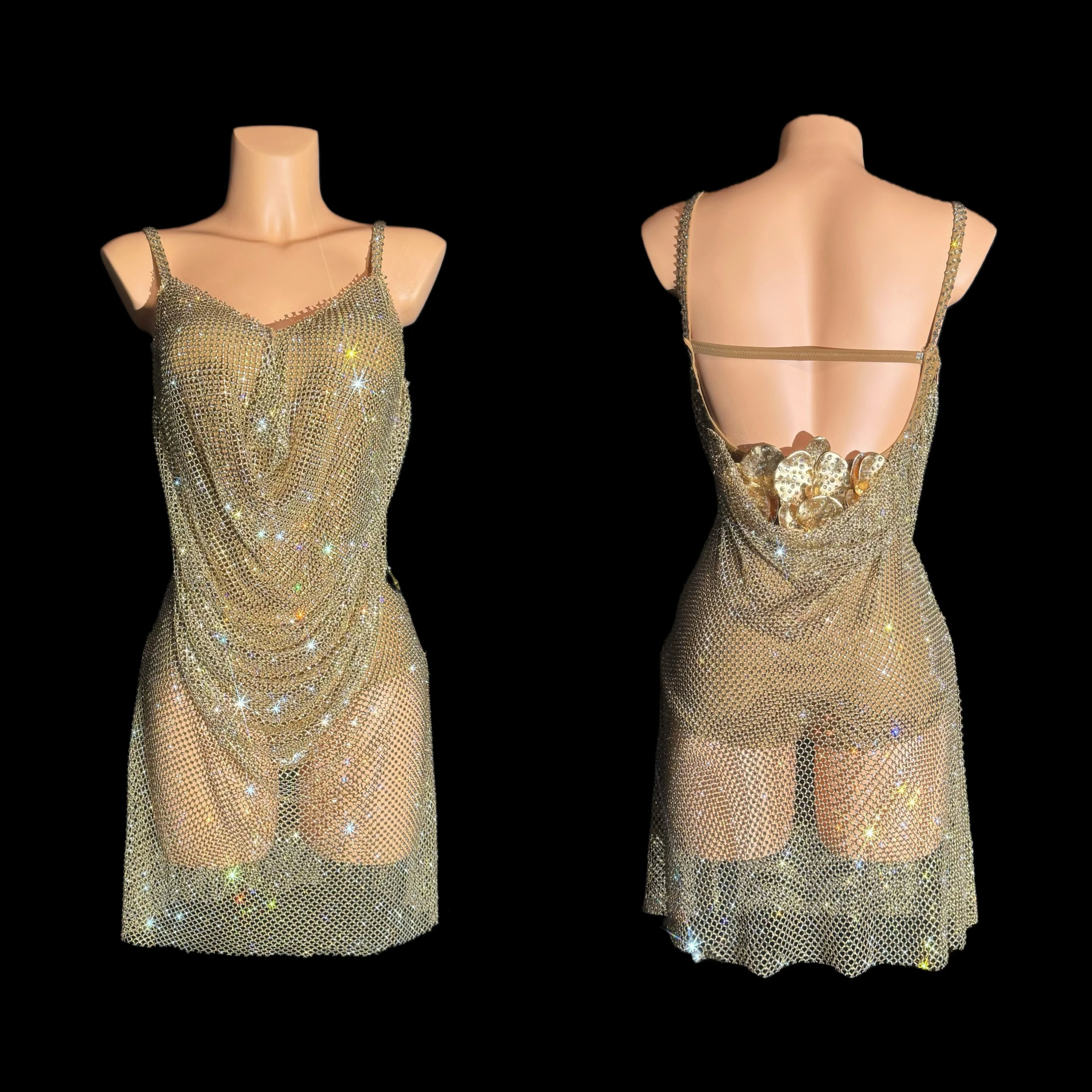 

Латинские танцы AB Stone для женщин, взрослых и детей, элитное индивидуальное платье с золотым цветочным ремешком, черное платье для выступлений в бассейне и самбе