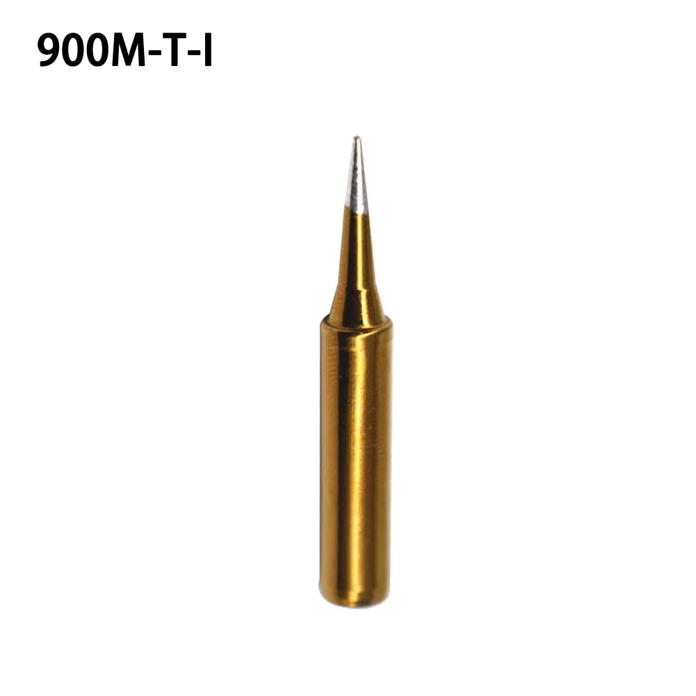 Soldering Iron Tip Enhance Your Soldering Performance with 900M T Type I Copper Soldering Iron Tips Gold Plated