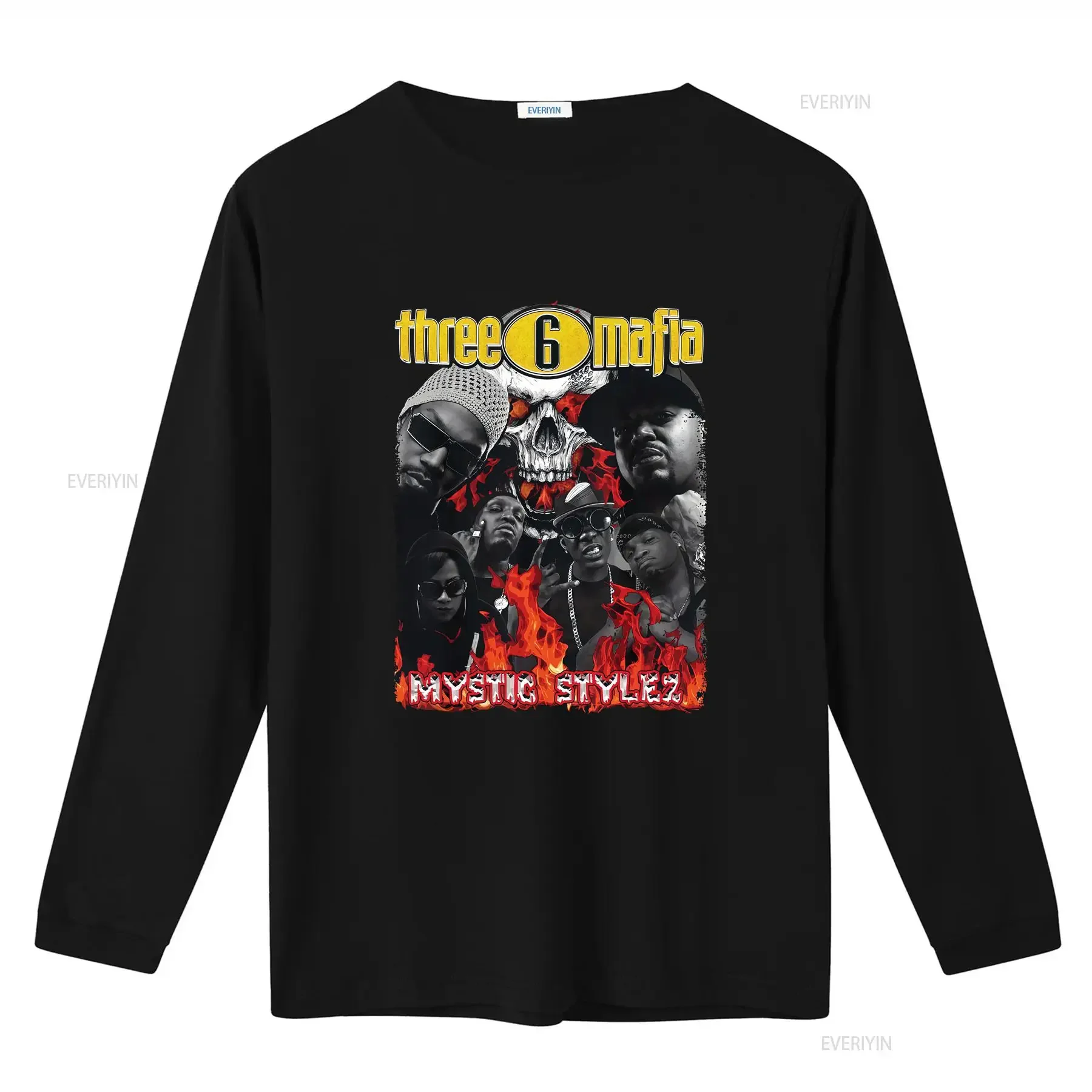 Rare Three 6 Mafia Tour shirt Men S 5XL T 3D944 vintage Washed graphic streetwear Stylish designer clothes Breathable Casual view 3