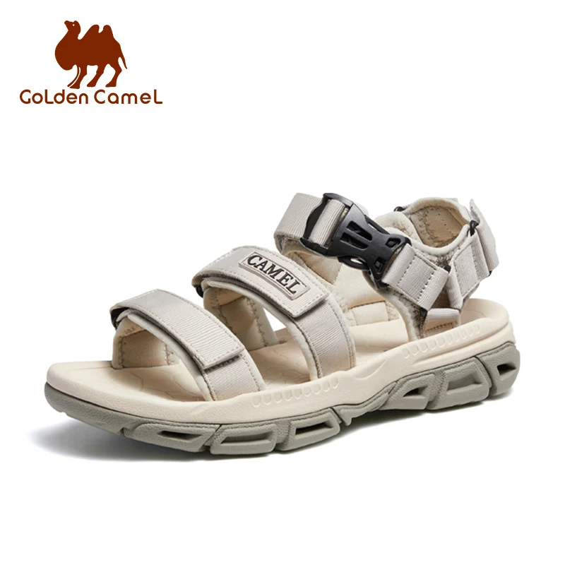 GOLDEN CAMEL Men's Sandals Summer New Fashion Casual Outdoor Sport Non-slip Beach Shoes for Men Sandia Thick Bottom Slipper