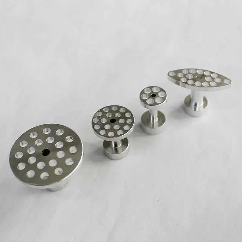 4 pezzi carrozzeria senza vernice ammaccatura granica fibbia in lega di alluminio colla estrattore linguette rimozione strumenti di riparazione automobili