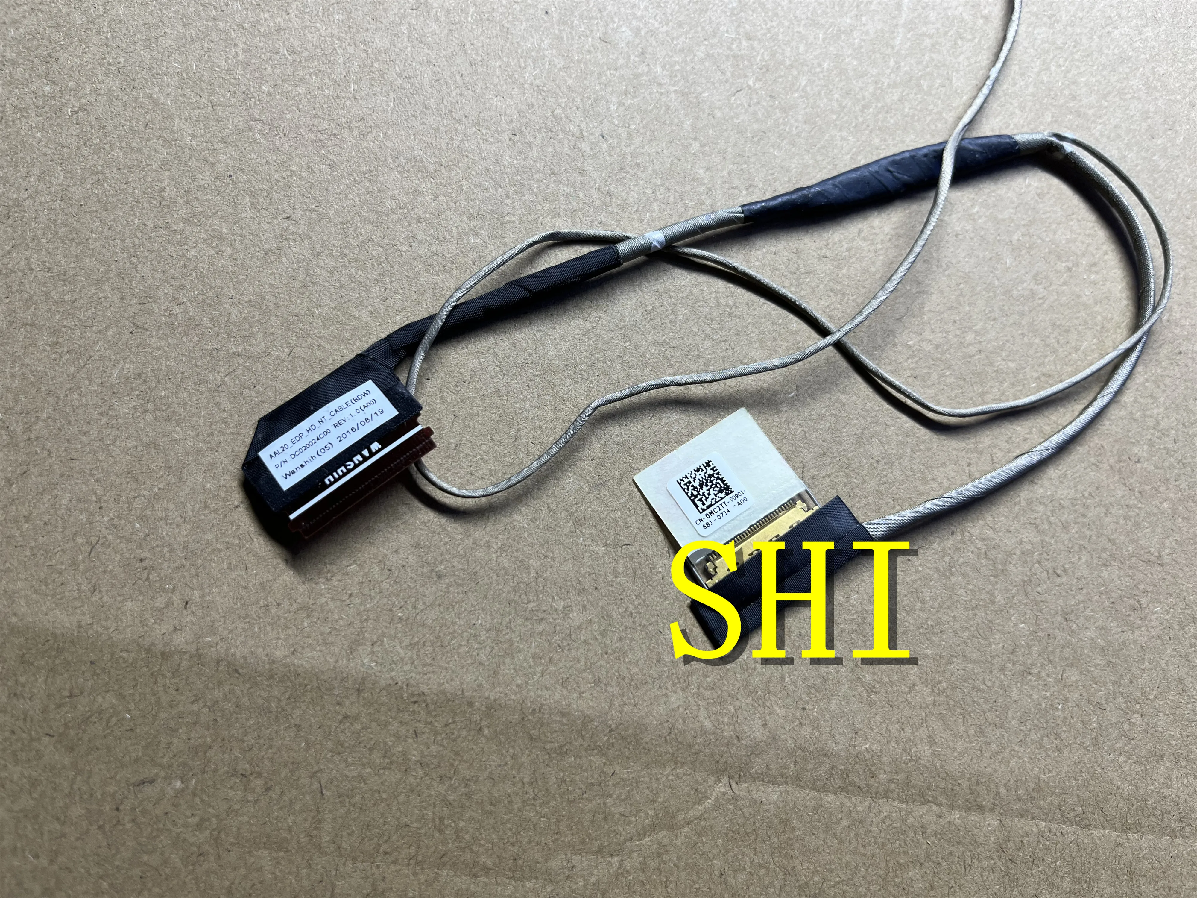 0MC2TT for dell 5558 3558 5555 15-5000 15UR N5558 N5559 LCD LED LVDS CABLE AAL20 EDP CABLE DC020024C00  MC2TT Free shipping