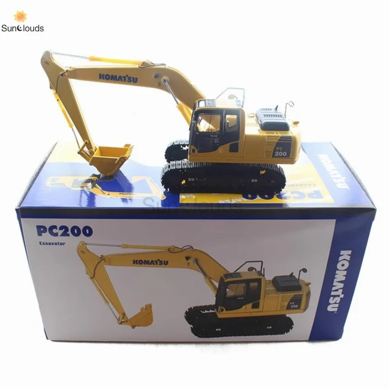 

Komatsu PC200 Модель экскаватора Komatsu, экскаватор, земснаряд, модель инженерного автомобиля из сплава 1:50, литая модель игрушечного автомобиля и коллекция