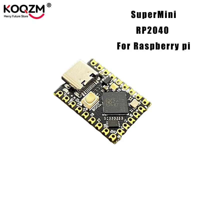 RP2040-SuperMini Conselho de Desenvolvimento para Raspberry Pi Pico, Dual-Core, Suporta Mciro Python, Flash 2MB, 1Pc