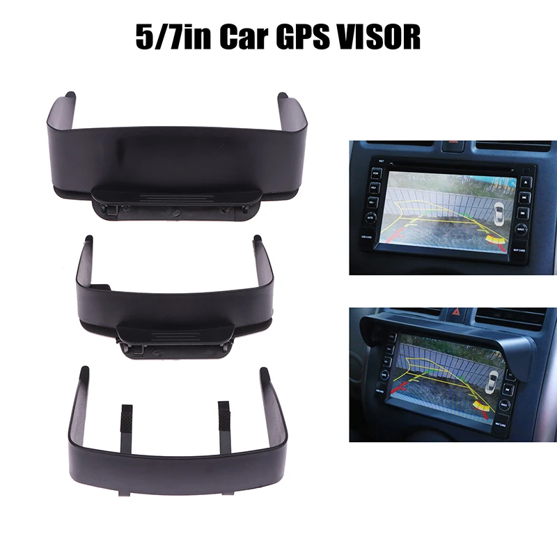 5/7 Inch Sun Shade Visor For Car GPS Navigator LCD Monitor Shield Universal Auto GPS Cover Blind Automotive Interior Supplies