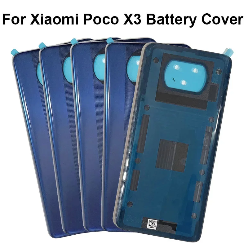 Zurück Abdeckung Für Xiaomi Poco X3 Zurück Batterie Hinten Gehäuse Tür Abdeckung Für Xiaomi Poco X3 NFC Zurück Gehäuse – Detail 6