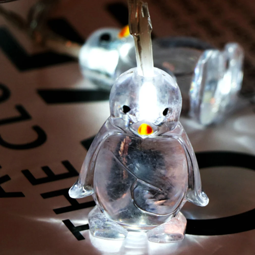 

10 Leds LED Penguin Shaped Decorative Light String Operated for Bedroom Living Room Party Wedding Decoration