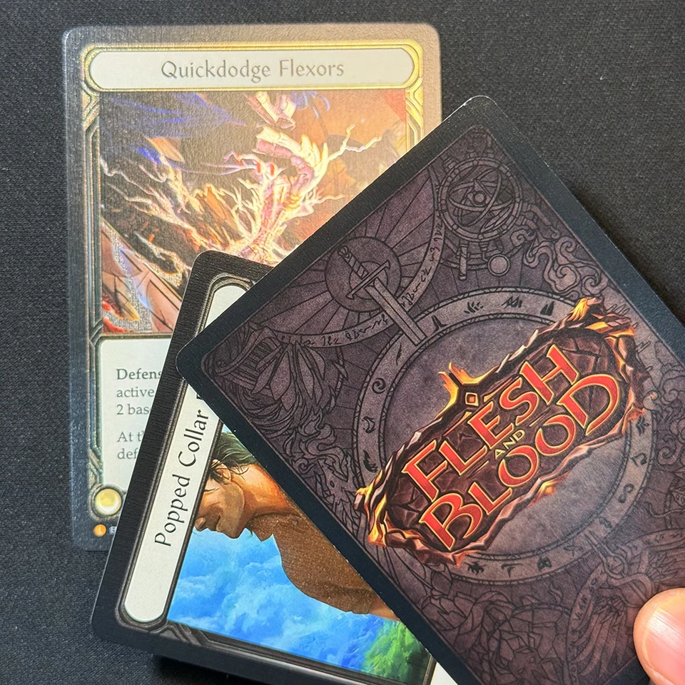 FAB Cold Foil Proxy Cards Enigma New Moon Emperor Dracai of Aesir