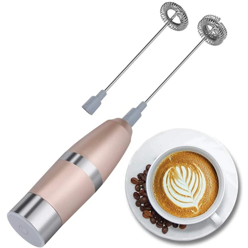 Batidor de leche en espiral, mezclador de bebidas de acero inoxidable duradero con doble resorte, mejores ofertas