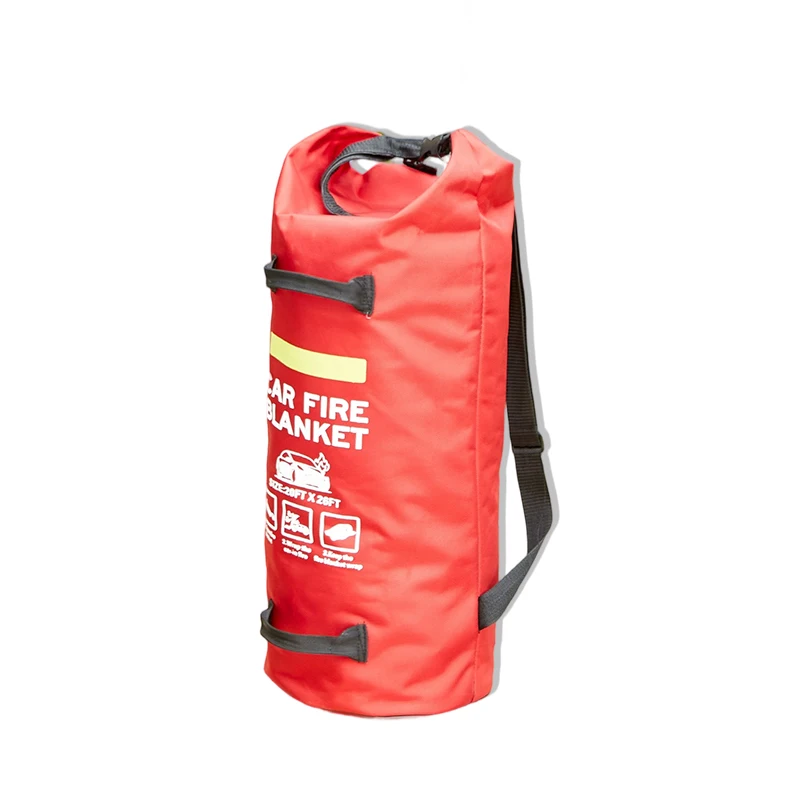 6m X 8m مركبة محددة للحماية من الحرائق بطانية من الألياف الزجاجية EV سيارة الحرائق بطانية #2