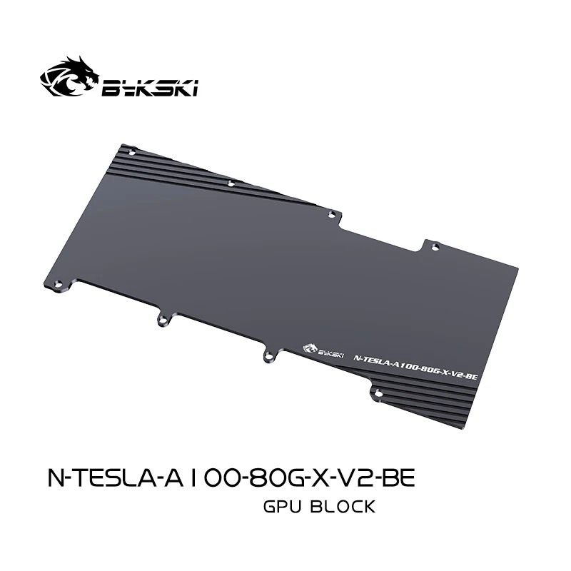 Imagem -05 - Bykski-gpu Bloco de Água para Nvidia Tesla A100 80gba800 80gb Placa de Vídeo de Refrigeração Todo o Radiador de Cobre de Metal N-tesla-a10080g-x-v2