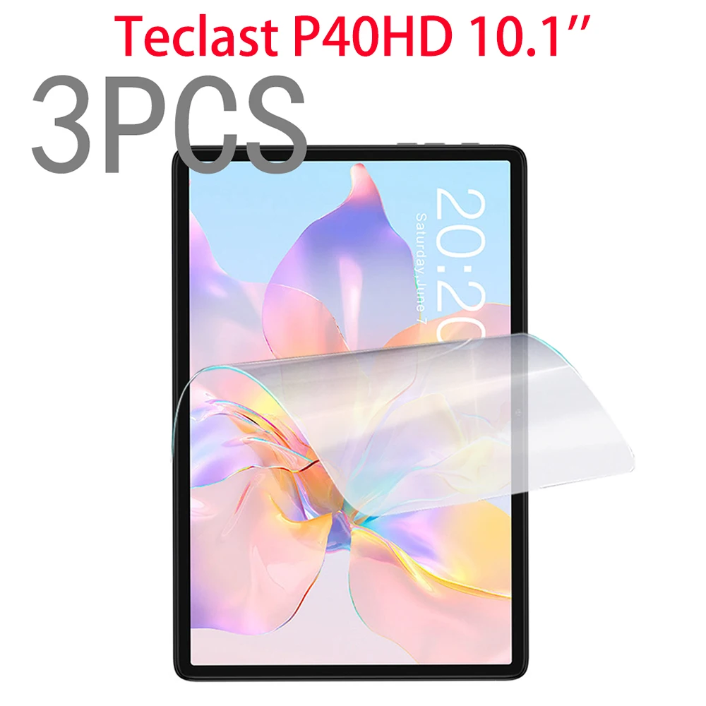 3PCS PET Soft Screen Protector For Teclast P40HD 10.1 inches tablet protective film