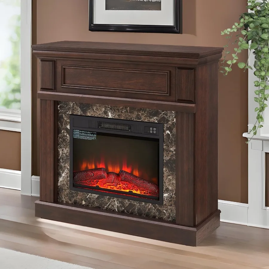 

Большой электрический камин 41,5 Вт с каминной камин, высокий 40 часа, подставка для телевизора, отдельно стоящие электрические камины, регулируемые 3D