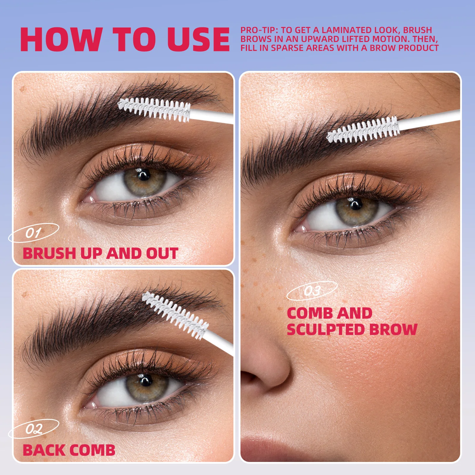 防水透明アイブロウジェルクリーム、長持ちナチュラルメイク、透明リキッドアイブロウペンシル、スタイリングクリーム化粧品