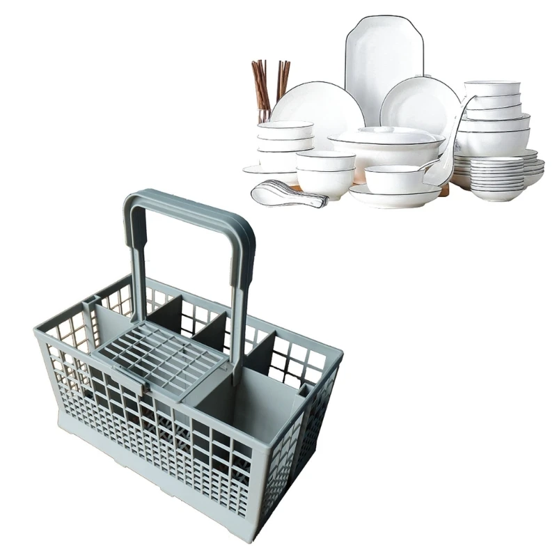 Universal Dishwasher Cutlery Basket Portable Replacement Cutlery Dishwasher Basket Dishwasher Holder Storage Drop Shipping