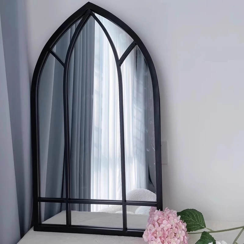 Espelho estético moderno sala de estar estrela funky irregular bonito espelho jardim mini arte nórdica portátil spiegels decorações para casa