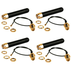 915MHz LoRa Antenna 3dBi U.FL to SMA Connector for Heltec 915 MHz Lora 32 V3 CubeCell HTCC-AB02S LoRa GPS Board (Pack of 4)