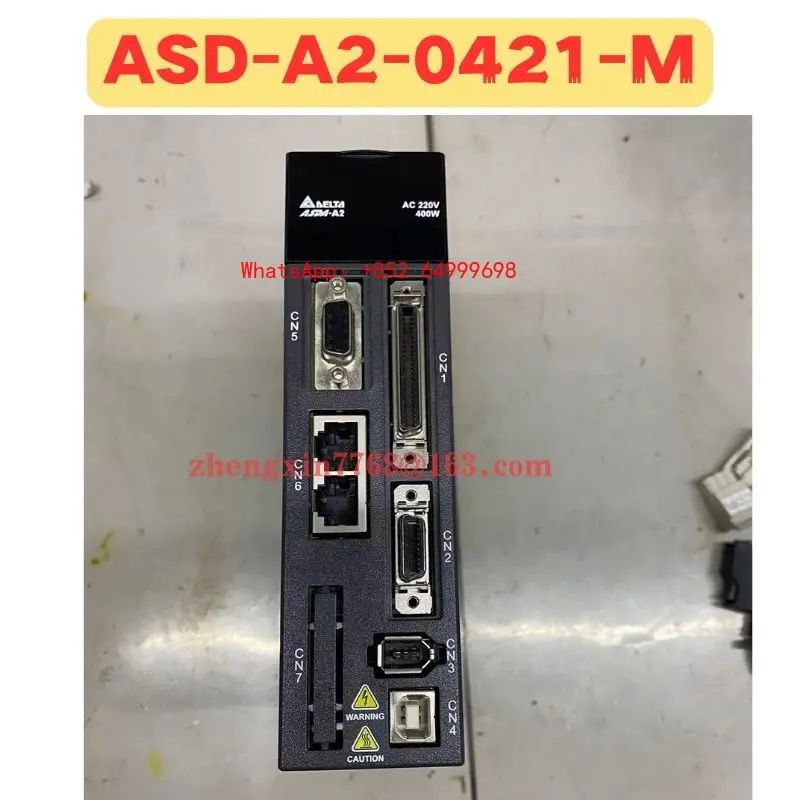 Second-hand Servo Drive ASD-A2-0421-M ASD A2 0421 M Normal Function Tested OK