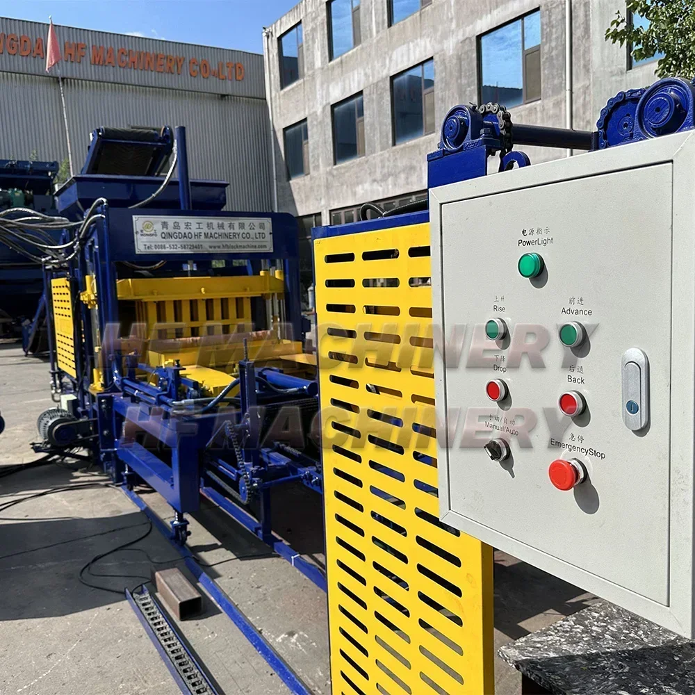 رائجة البيع QT4-18 آلات مواد البناء لآلة تصنيع الطوب الطيني سهلة التشغيل