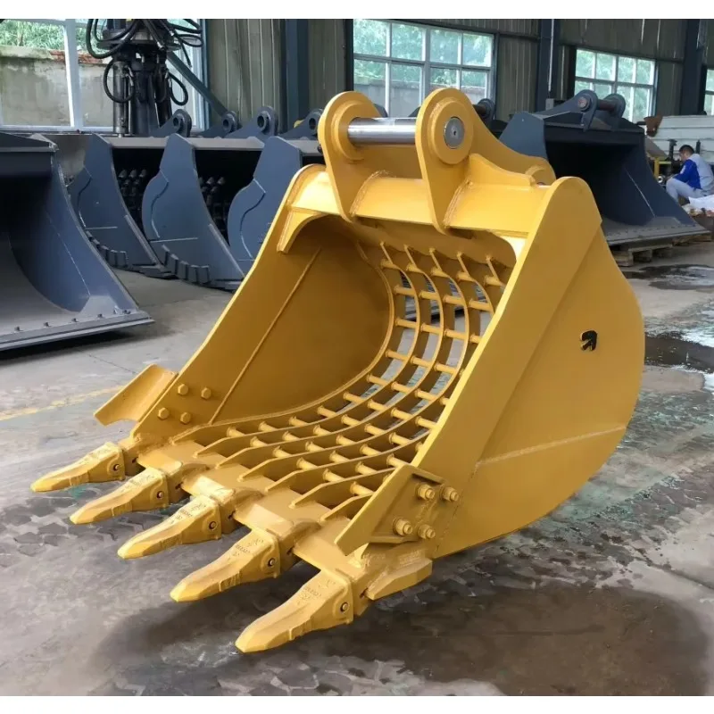 Construction Machinery Earth Moving Excavator Parts Heavy Duty Mini Hydraulic Excavator Skeleton Sieve Bucket