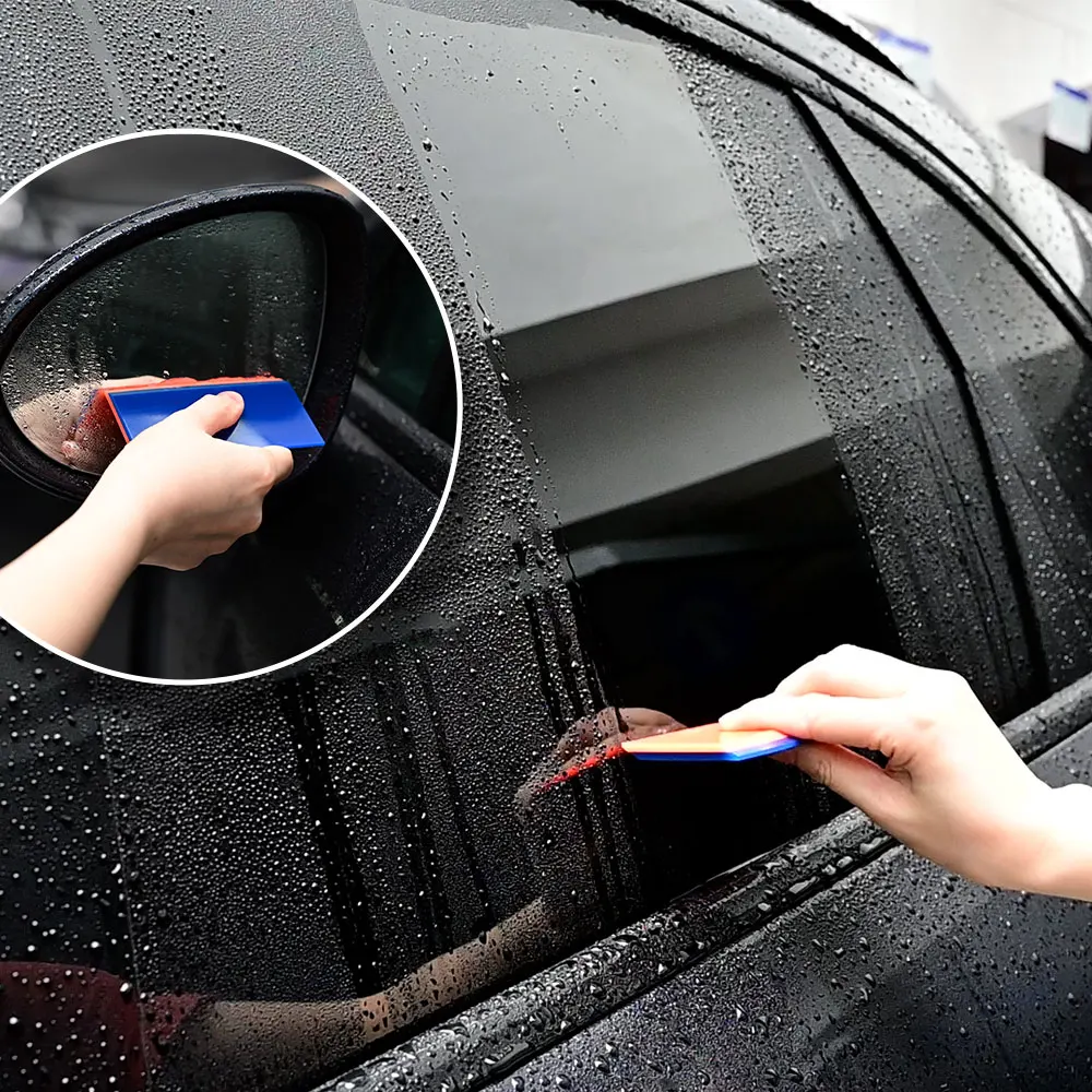 EHDIS Vinyl Wrap PPF Squeegee Tools Car Window Tint Decal Installation Glass Cleaning Scraper Handheld Wiper Different Softness