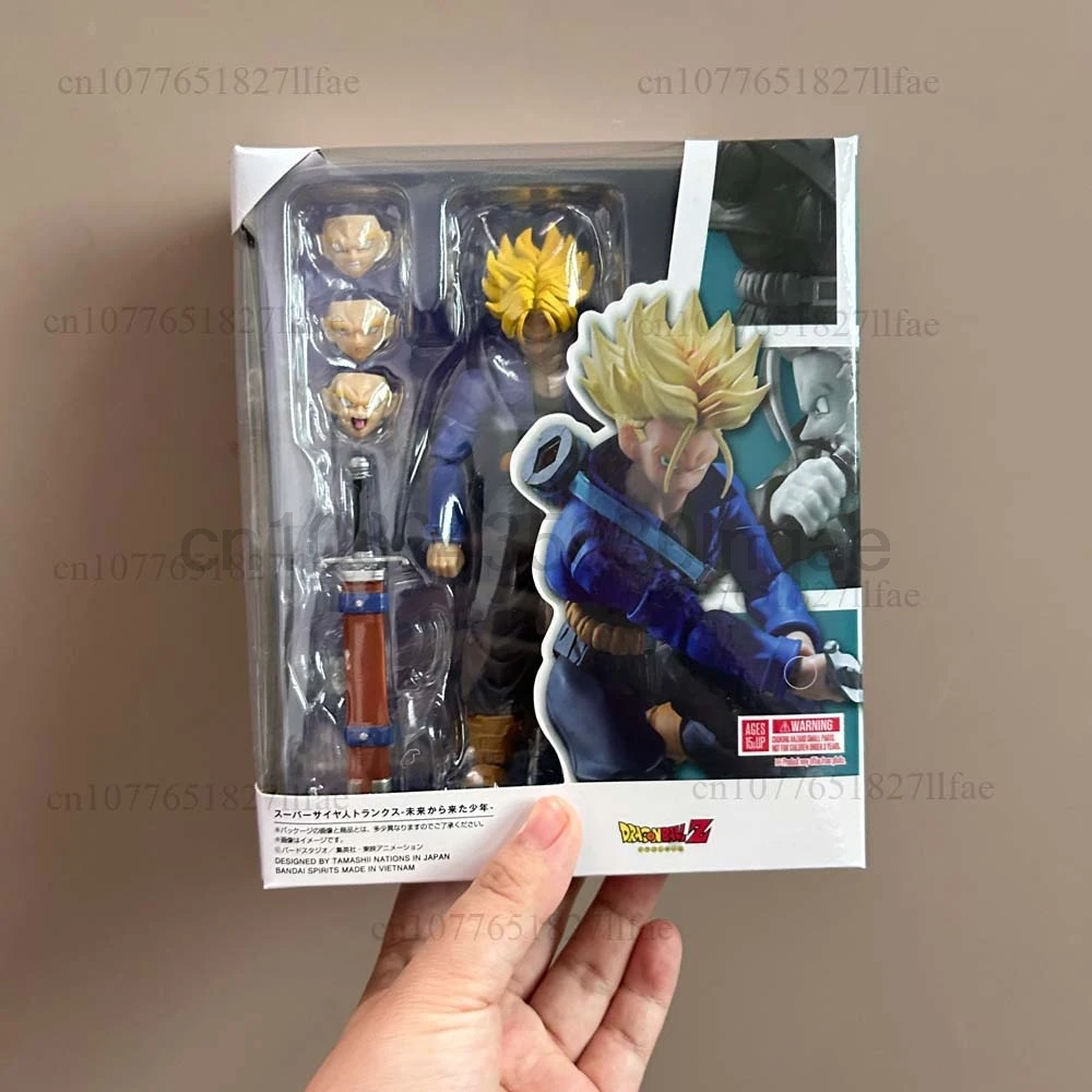 لعبة دراغون بول جذوع أرقام SHF جذوع الصبي من المستقبل عمل نموذج لجسم اللعب تحصيل مشترك المنقولة دمية مكتب حلية