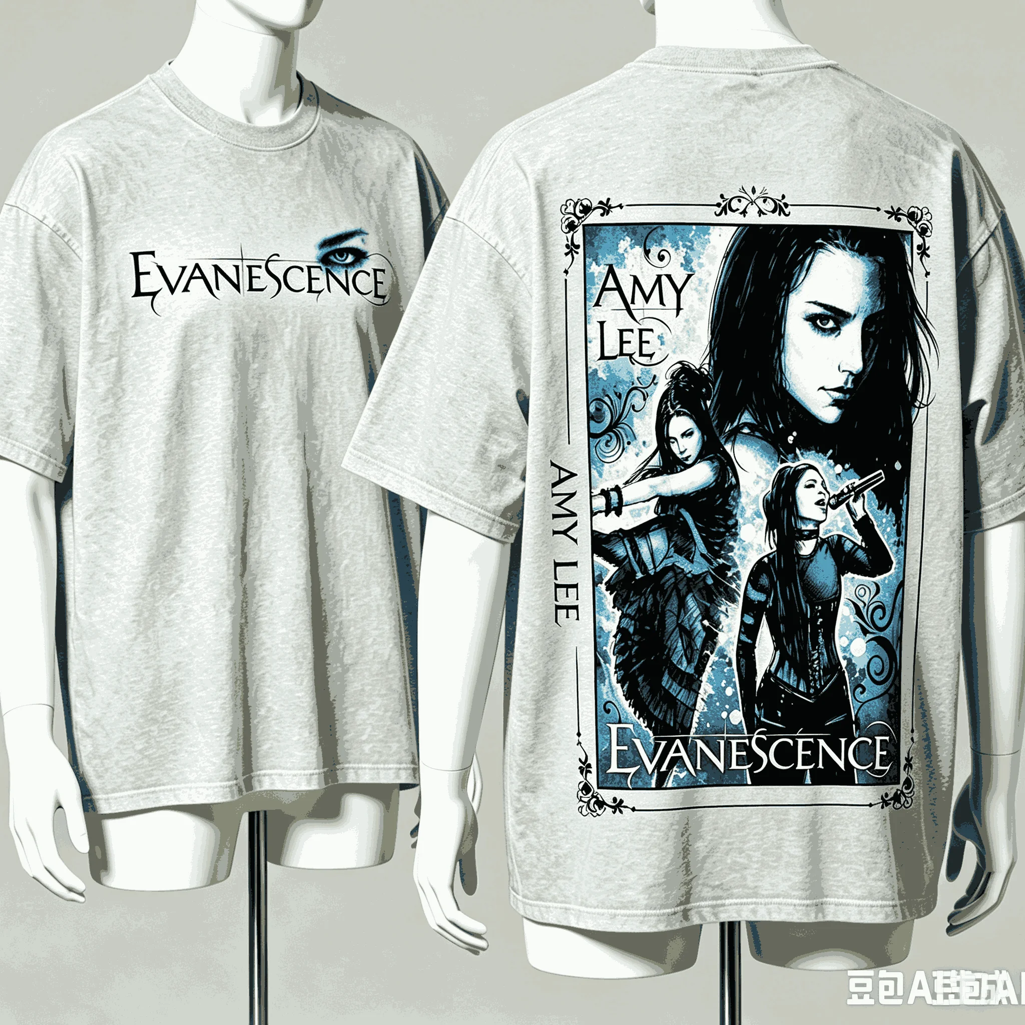 Evanescence for Fan Gift T-shirt Men Women Harajuku Oversized Unisex Short Sleeve Streetwear high quality Couples Classic soft